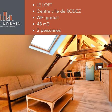 Ferienwohnung Loft Sous Les Combles - Loft Under The Rafter Rodez Exterior foto